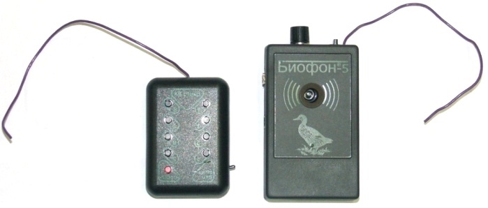 Манок электронный для охоты (имитатор голосов) Биофон – 5 (8 голосов) с дистанционным управлением до 50 м
